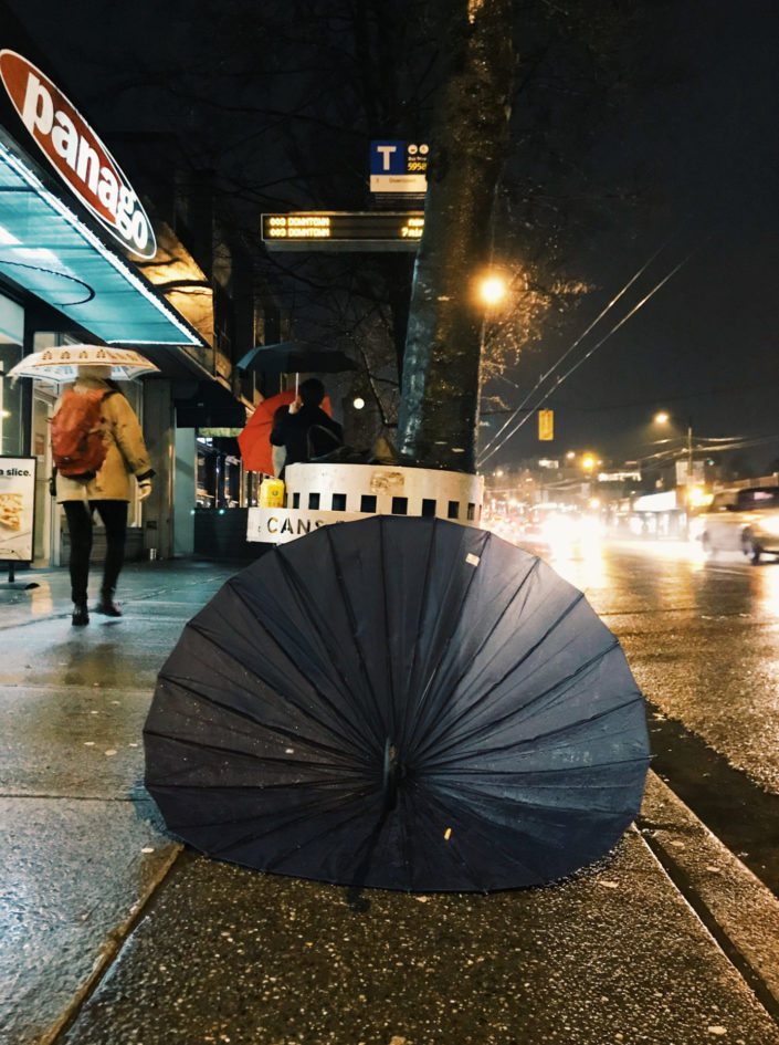 umbrella vancouver abandoned